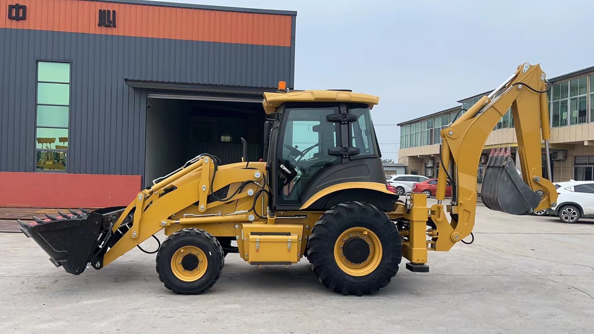 Backhoue Loader HP40-30P Backhoe Loader - China Mini Excavator Wheel Backhoe Loader ...