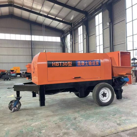 Electric concrete pump